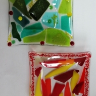 Glass trinket bowls