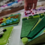 Glass before fusing