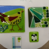 Glass coaster