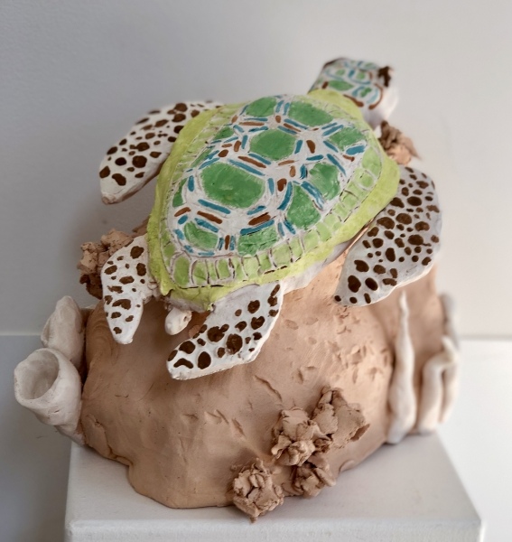 Garden Turtle, kids pottery classes