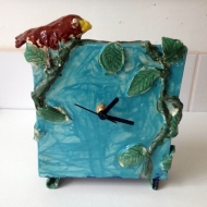 Clock, kids pottery classes