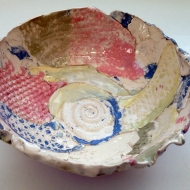 Textures bowl, pottery classes and courses